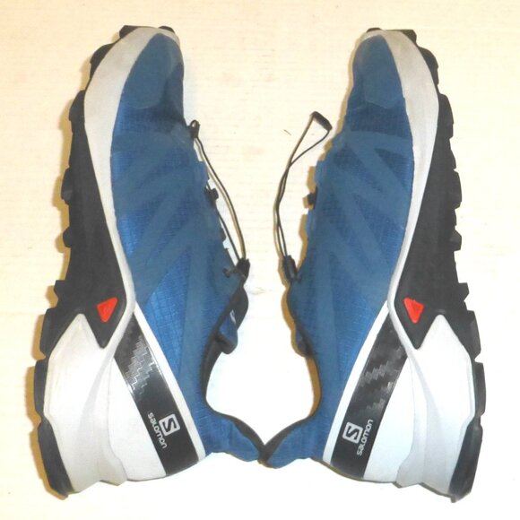 Salomon Supercross Men's Trail Running Contagrip Shoes Blue Size: 14 409303 - Picture 4 of 9